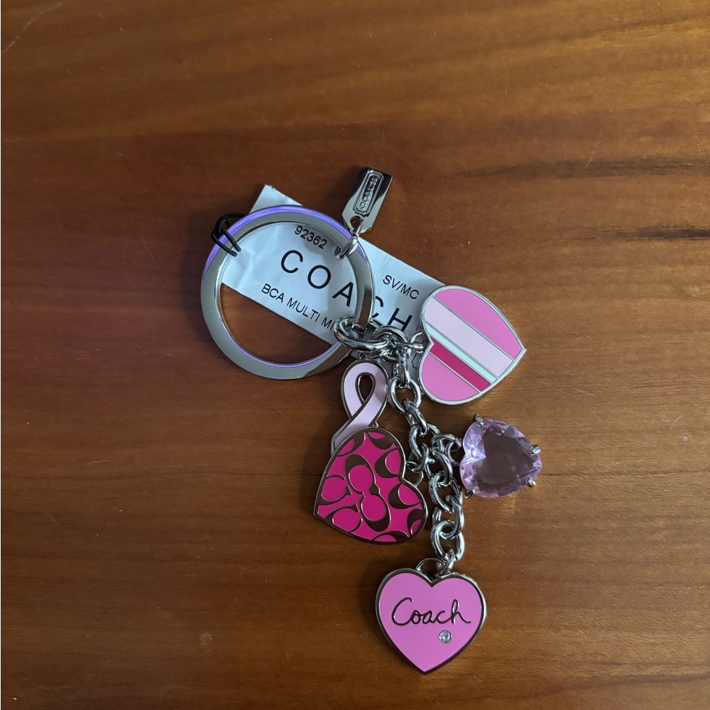 Coach Multi Mix Key Fob Charm - Picture 2 of 5